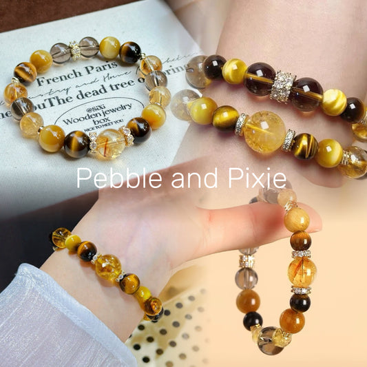 Aura of Abundance - Wealth & Fortune Jinba Crystal (金霸手串) Bracelet